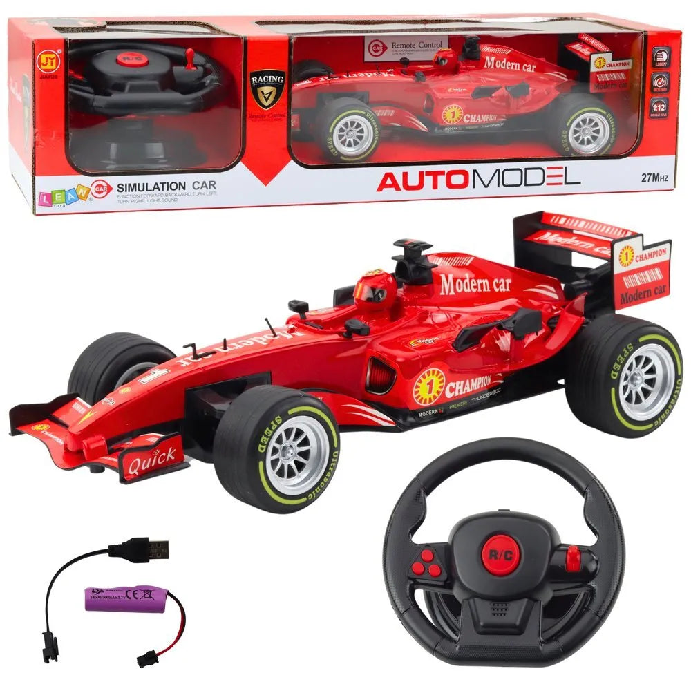 RC lenktyninis automobilis 1:12 su garsais
